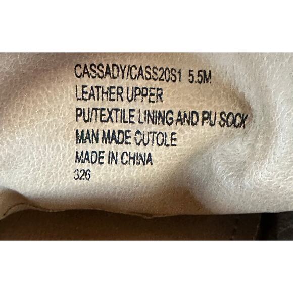 Steve Madden Cassady Tan Camel Mule Backless Loafer Shoes Size 5.5M NWOT - Picture 6 of 7